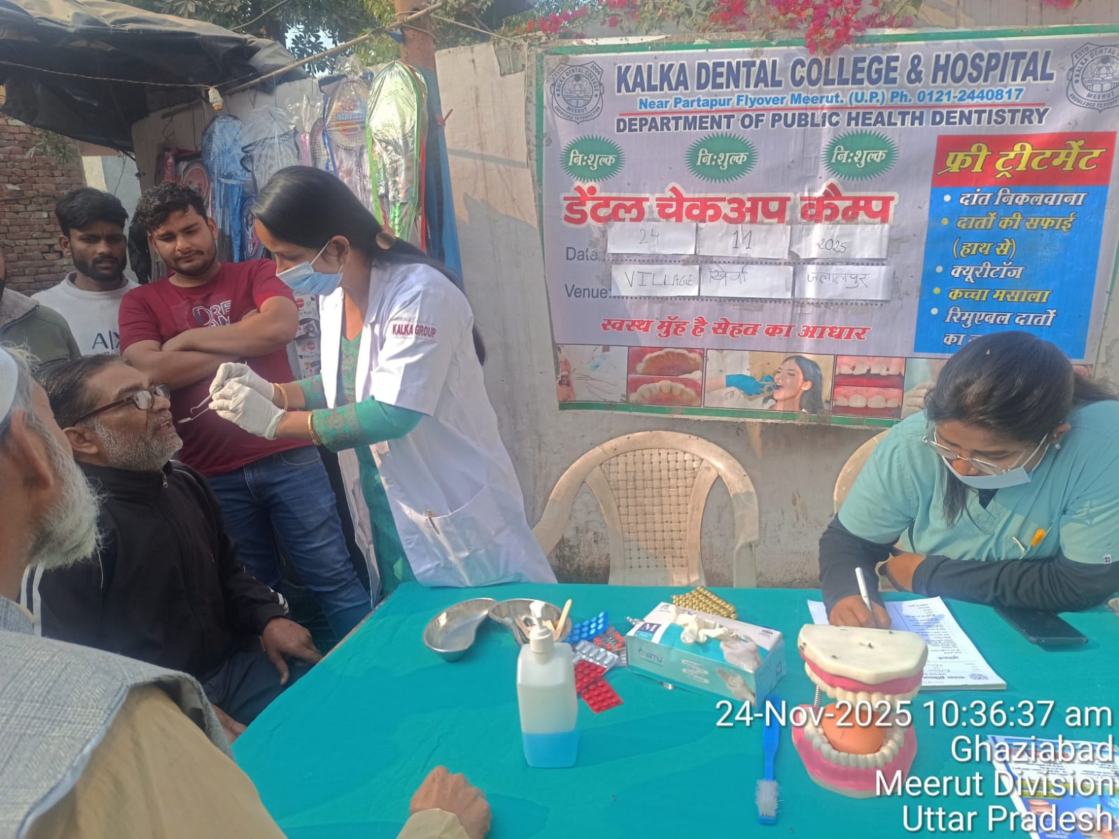 Oral and Dental Screening Camps