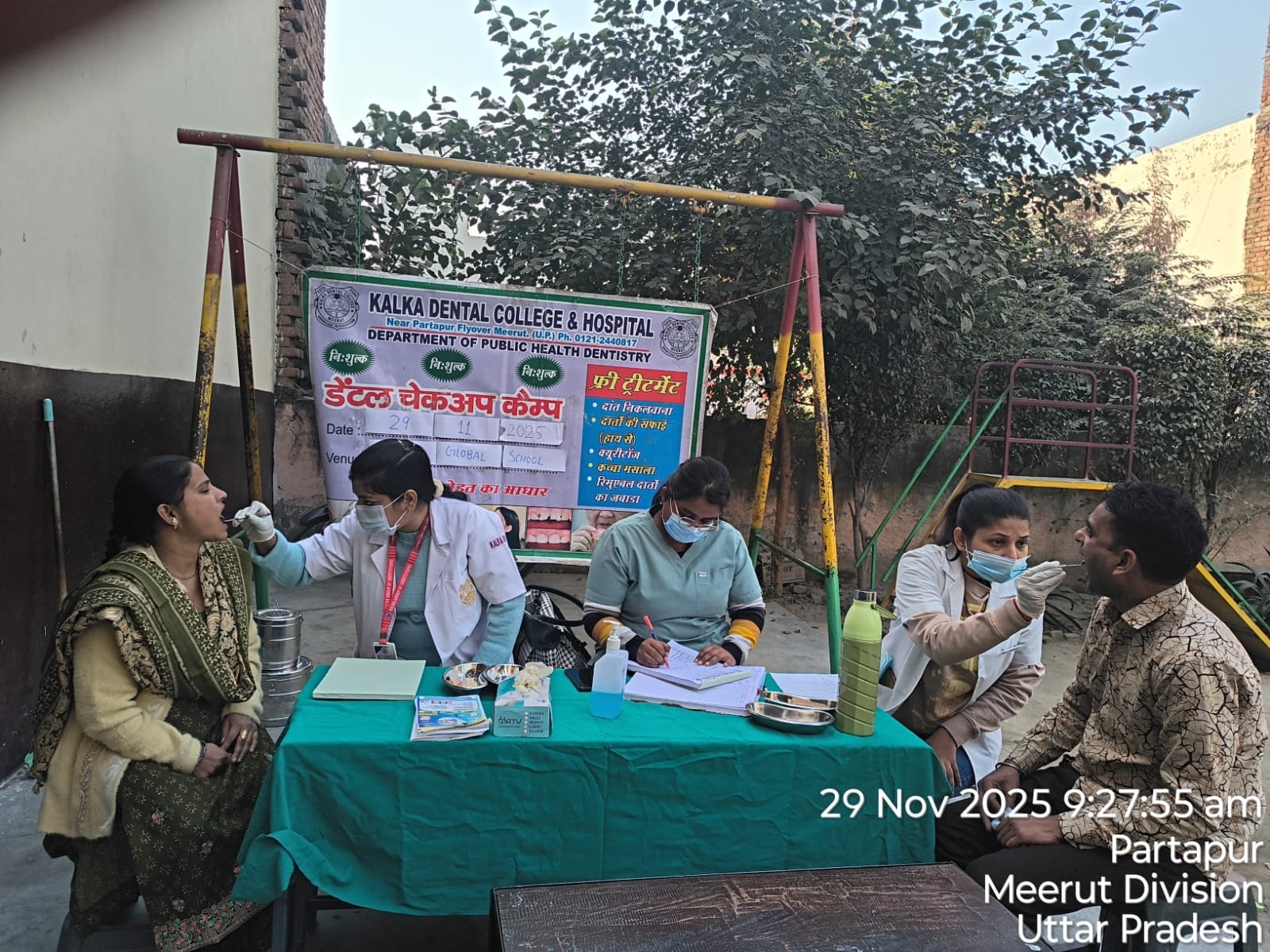 Oral and Dental Screening Camps